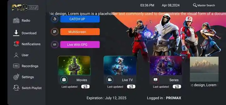 Promax Android IPTV Smarters 02.jpg